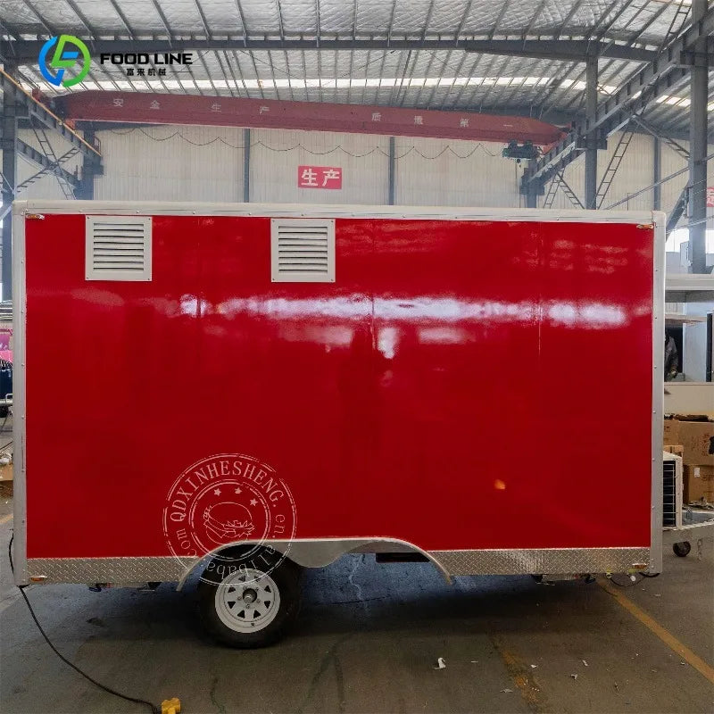 Hamburger Mobile  Food Trailer  Equipped with Full Restaurant