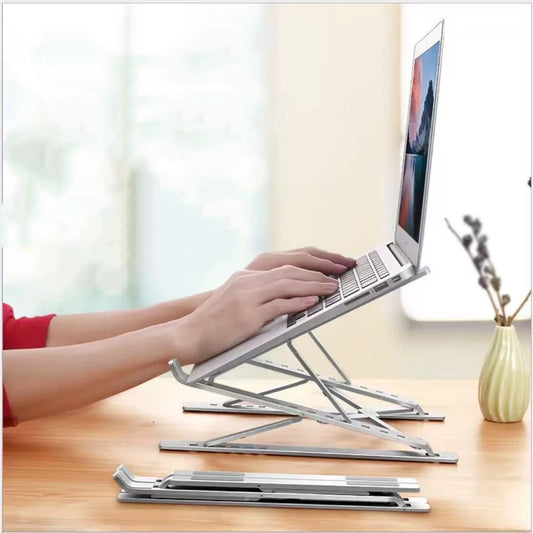 Folding Laptop Stand For Macbook Adjustable Aluminum Computer Pc Tablet Stand Notebook Tablelaptop Holder Heat Dissipation