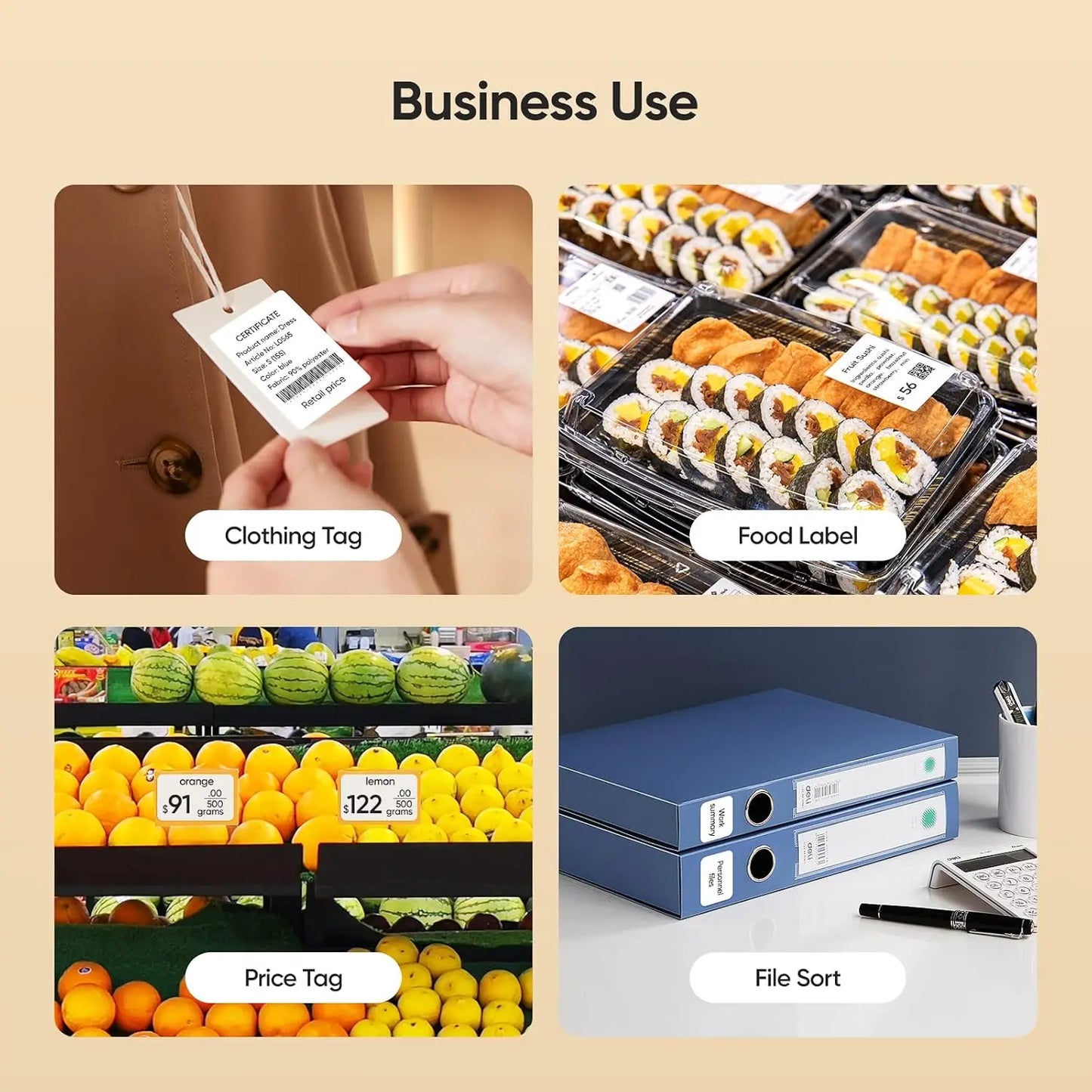 Niimbot B1 Mini Bluetooth Thermal Label Printer Portable Self-Adhesive Sticker Maker, Pocket Thermal Label Machine, Compatible With Mobile Phone & PC, Ideal For Home Office School Small Business Organization