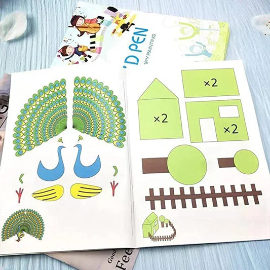 Patterns for 3D Pens: Painting book, Graphic Templates & Painting Tutorials  with Double-Sided Printing and PVC Transparent Plat