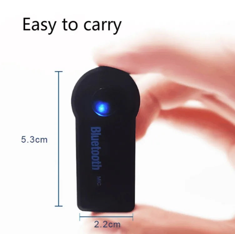 Wireless Bluetooth 5.0 Receiver 3.5mm AUX Adapter for Car Music Audio Handsfree with Mic 2 in 1 Transmitter for Headphone