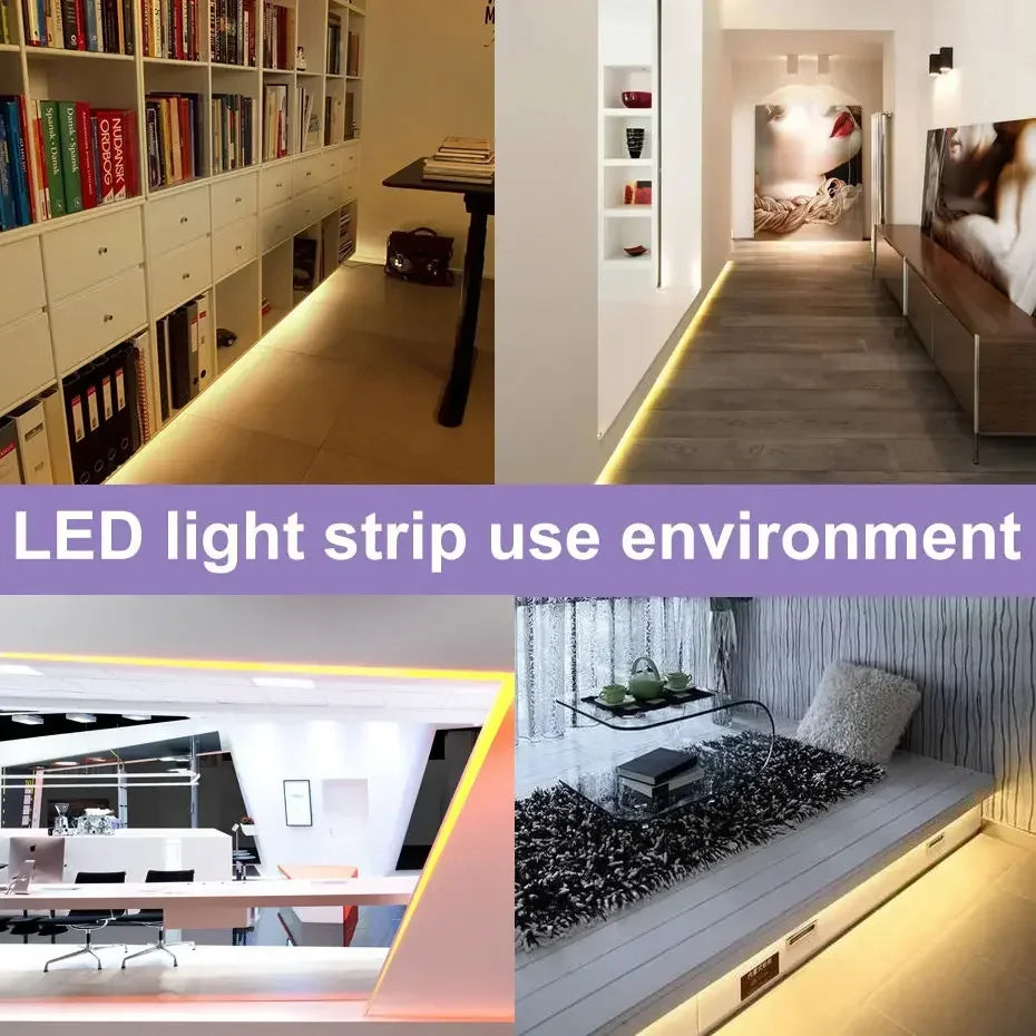 LED Strip Light with Touch Switch USB 2835SMD LED Light Stylish Tape Ribbon Flexible Decorative Lighting Bedroom Decorations