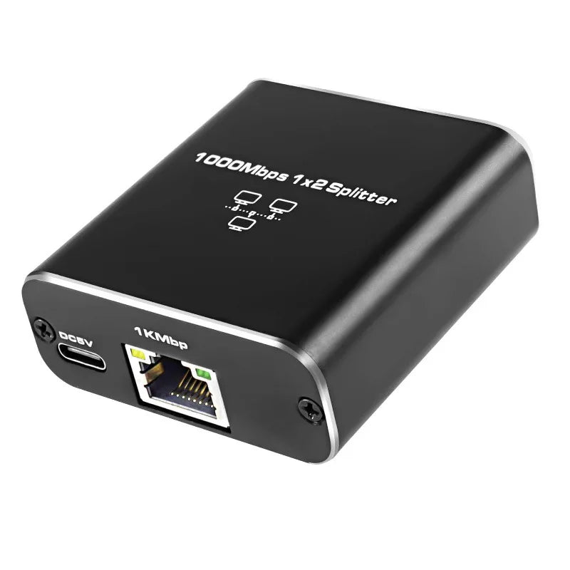 RJ45 Splitter 1 in 2/3/4 Out Network  1000Mbps RJ45 Adapter Gigabit Converter Internet Ethernet 8P8C Extender Plug Extension
