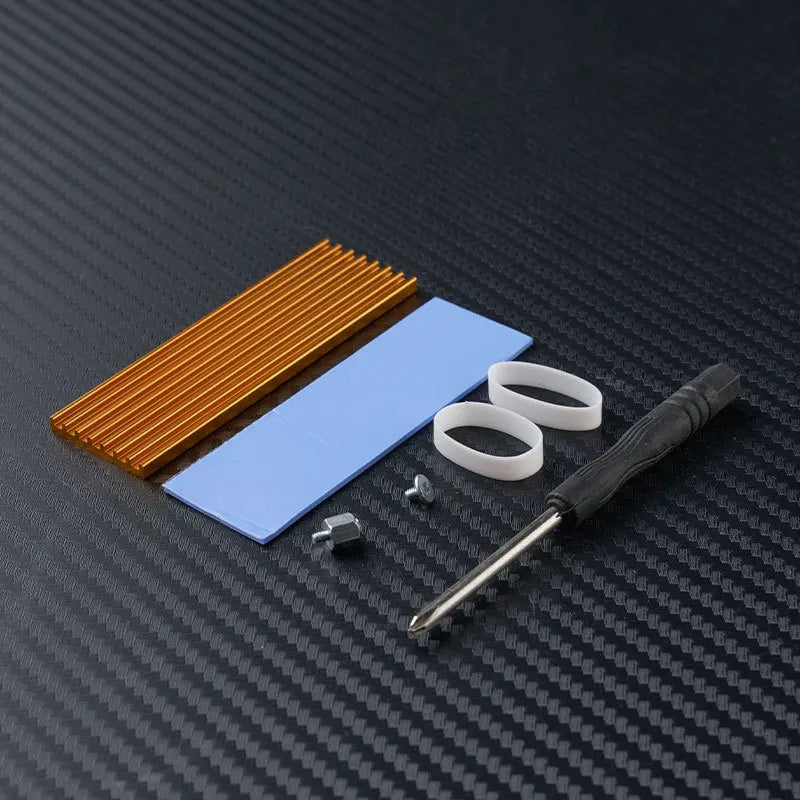 GPUHOLD Aluminum M.2 SSD Cooler Heatsink NVME NGFF 2280 SSD Cooler For PS5 PC Laptop Solid State Hard Disk Radiator