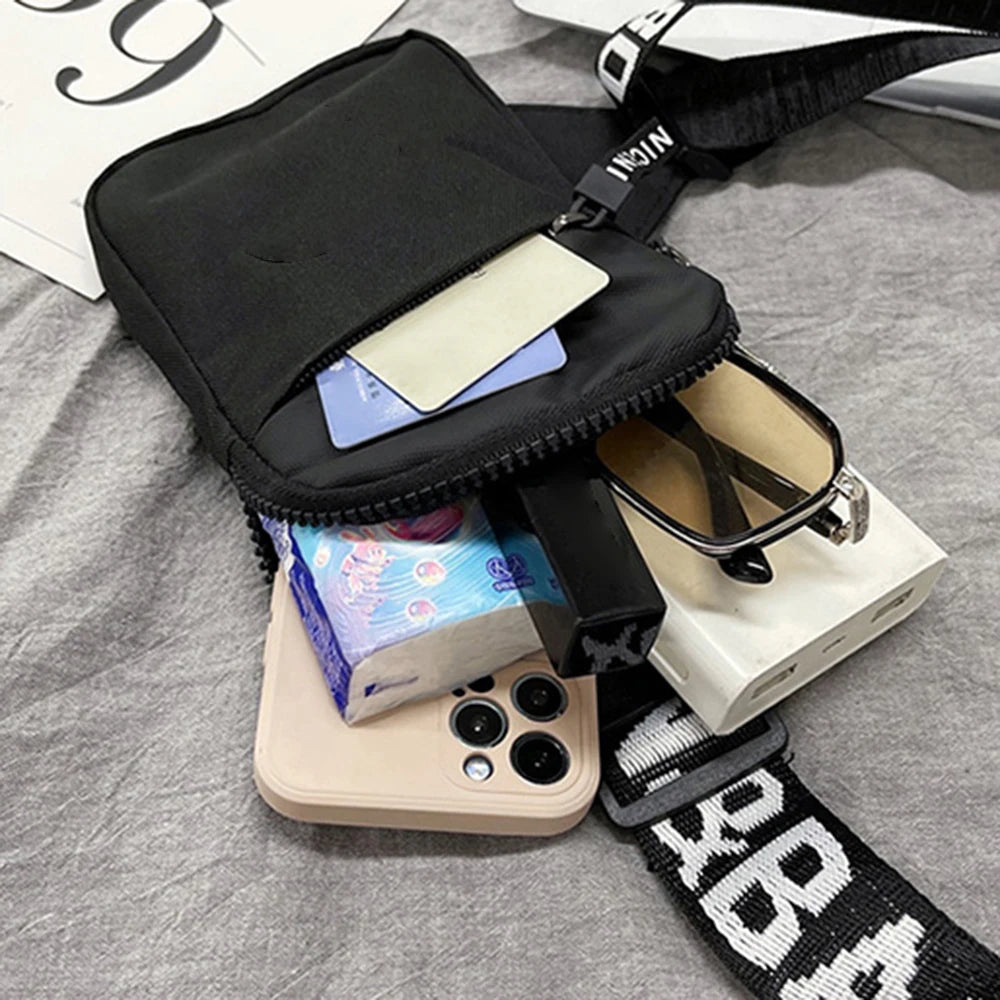 Man's Messenger Bag Men's Shoulder Bag INS Trend Small Backpack Mobile Phone Square Bag Crossbody Bags Organizer Bag