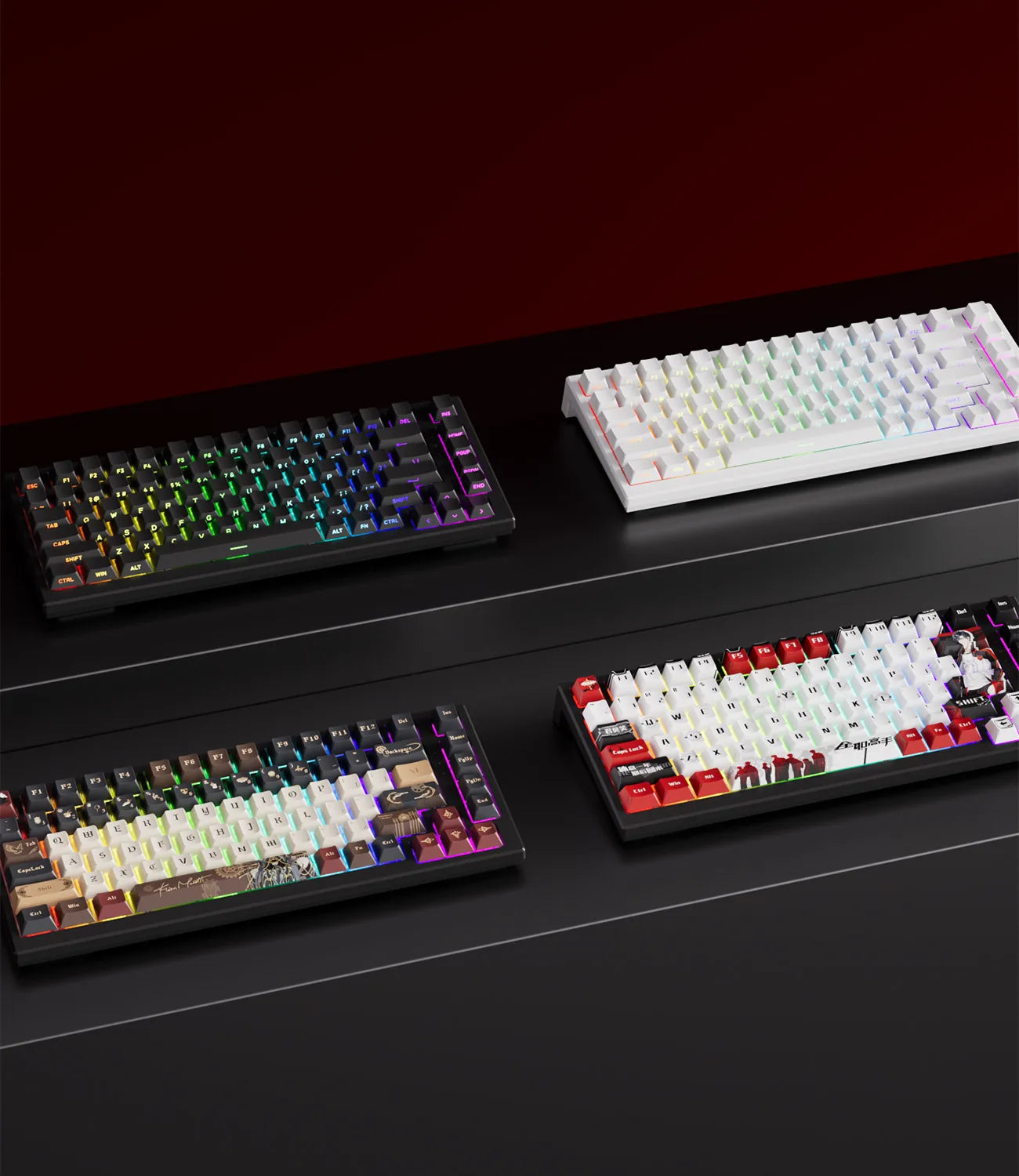 AKKO TAC75 HE Magnetic Switch Keyboard 75% Gaming Keyboards Rapid Trigger 0.005mm 8K RGB Wired Esports Custom Keyboard for Gamer
