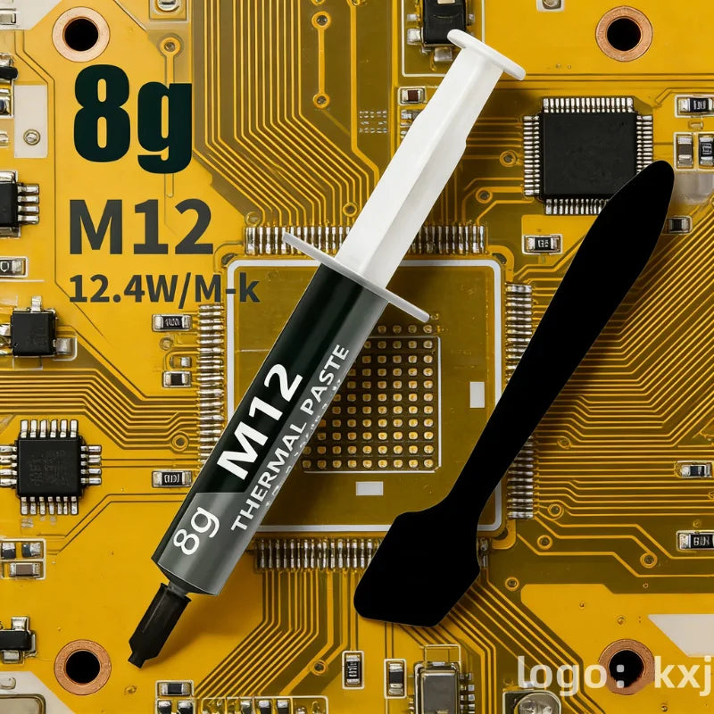 Thermal Paste Thermal Conductive Grease Paste 12.4 W/MK 1/4/8/15/30g For Game PC PS5 CPU GPU Cooling