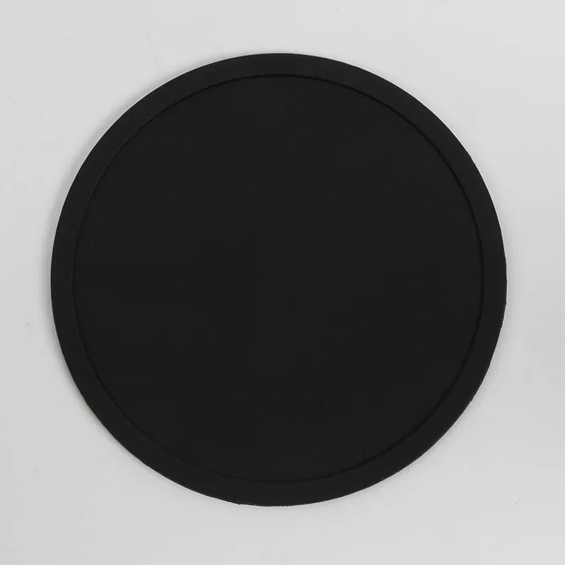 3.9 inches Anti-slip Silicone Coasters Heat Resistant Tea Cup Mat Lots Drink Coffee Mug Glass Beverage Holder Pad Kitchen Tool