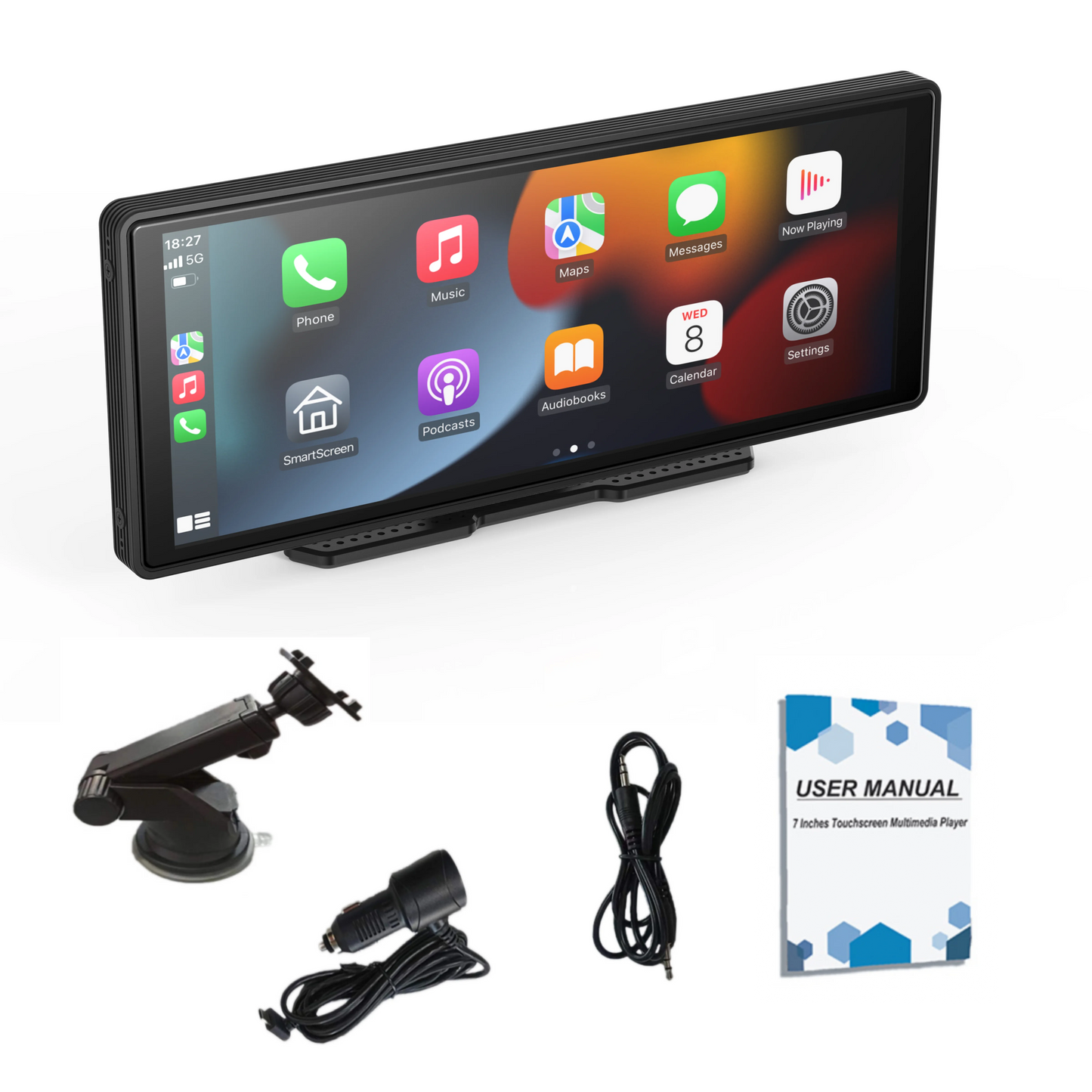 Pionray 10.26 Android Auto Universal Portable CarPlay for Car Screen Car Radio Video Wireless Carplay Screen for Apple