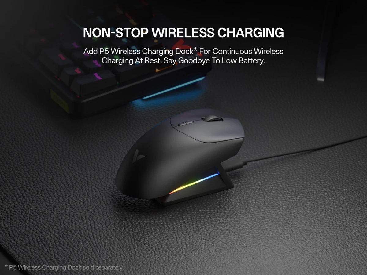 Rapoo VT7 MAX /VT7 Wireless Gaming Mouse True 8K Wireless Polling Rate 53g Lightweight Up to 750Hr Battery Life