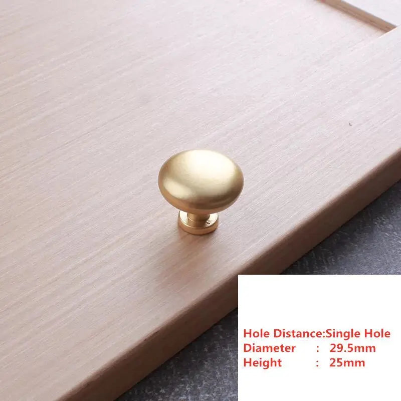 Handles Drawer Cabinet Furniture Kitchen Handles for Cabinet Knob Door Drawer Furniture Kitchen Knob Golden Simplicity Hardware