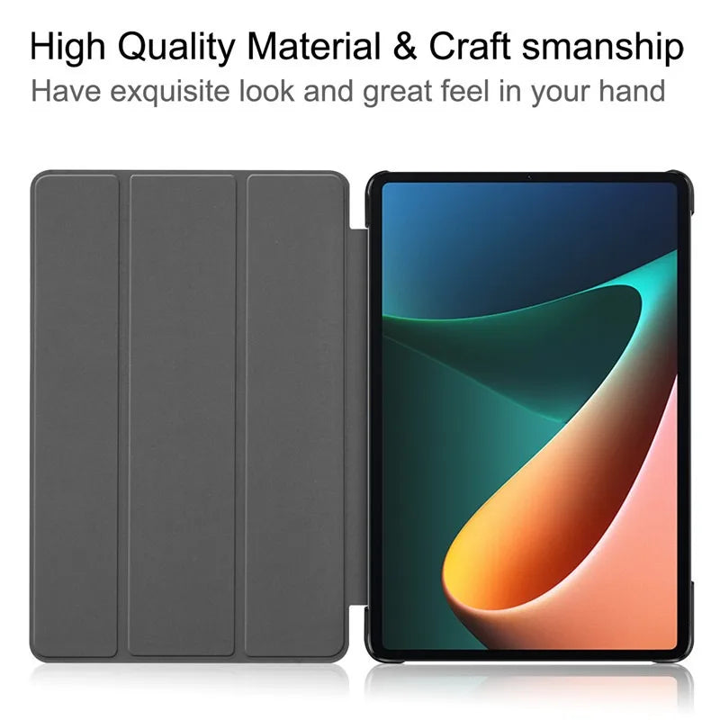 For Redmi Pad 2 9.7 pro 12.1 SE 11 10.6 8.7 Case Xiaomi Pad 5 6 7 8 Pro 11 11.2 K pad Auto Wake up Sleep Cover Support Charging