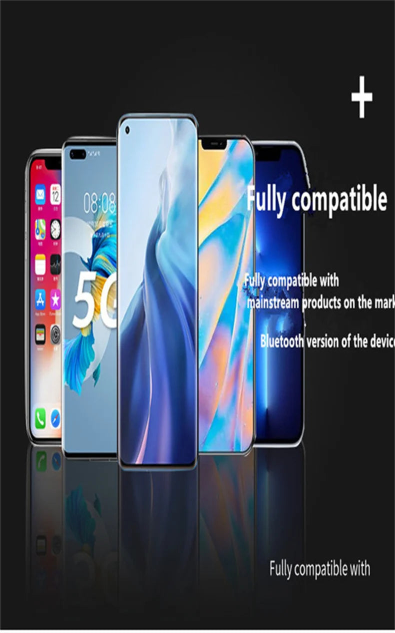 STTKGZD Earphone Clip Wireless Bluetooth Headphone Bone Conduction Headset High Quality TWS Auriculares Sport Noise Canceling