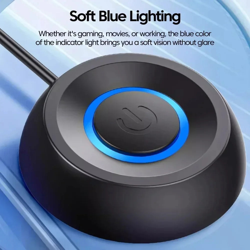 Computer External Switch Button Power Cable LED Light PC Motherboard Desktop External Start Power On/Off Button For Home Office