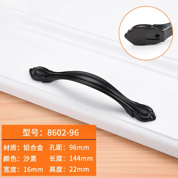Black Handles for Furniture Cabinet Knobs and Handles Kitchen Handles Drawer Knobs Cabinet Pulls Cupboard Handles Knobs