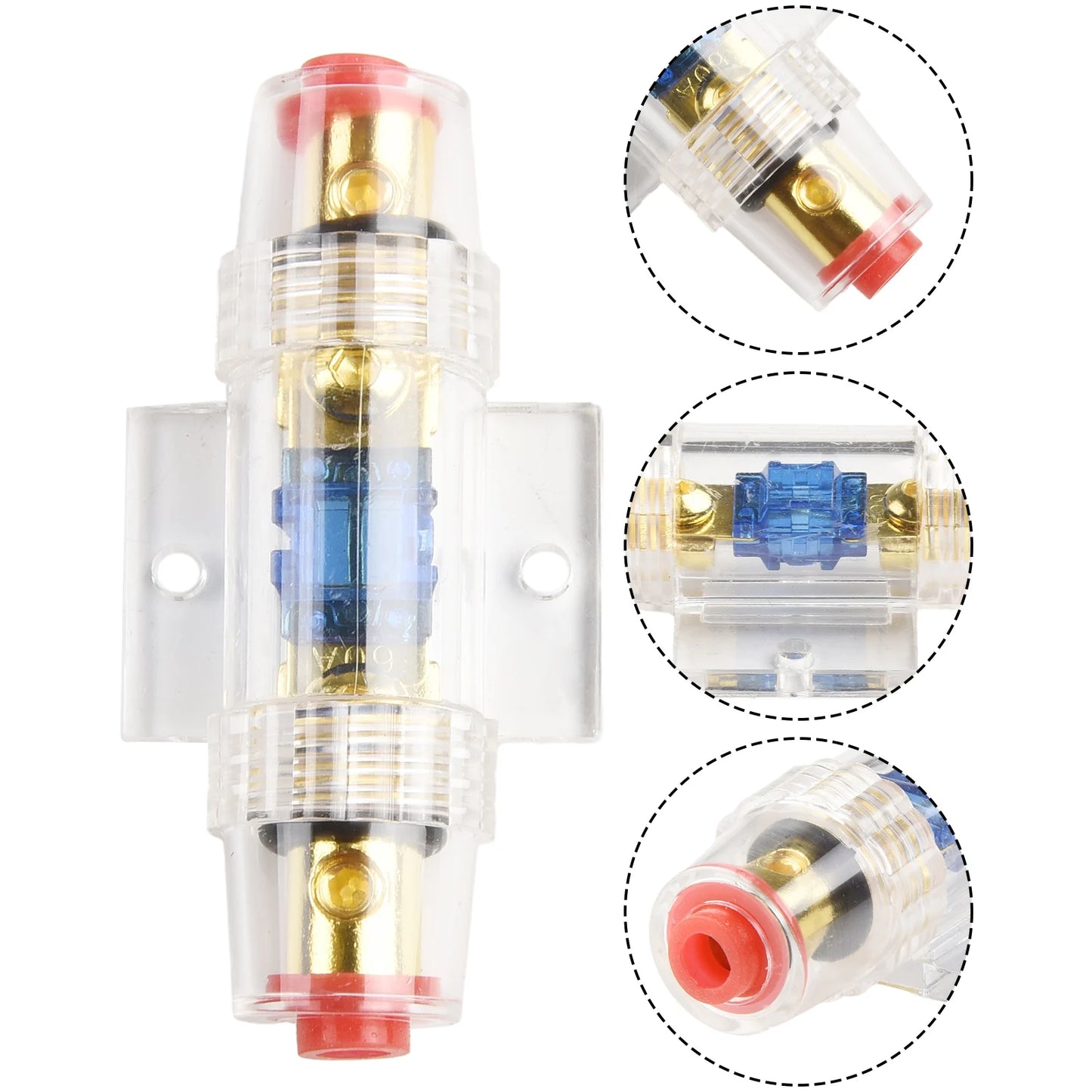 Car Audio Fuse Car Fuse Holder Anti-corrosion Wear-resistant Easy To Use Non-deformation For Cost-effectiveness