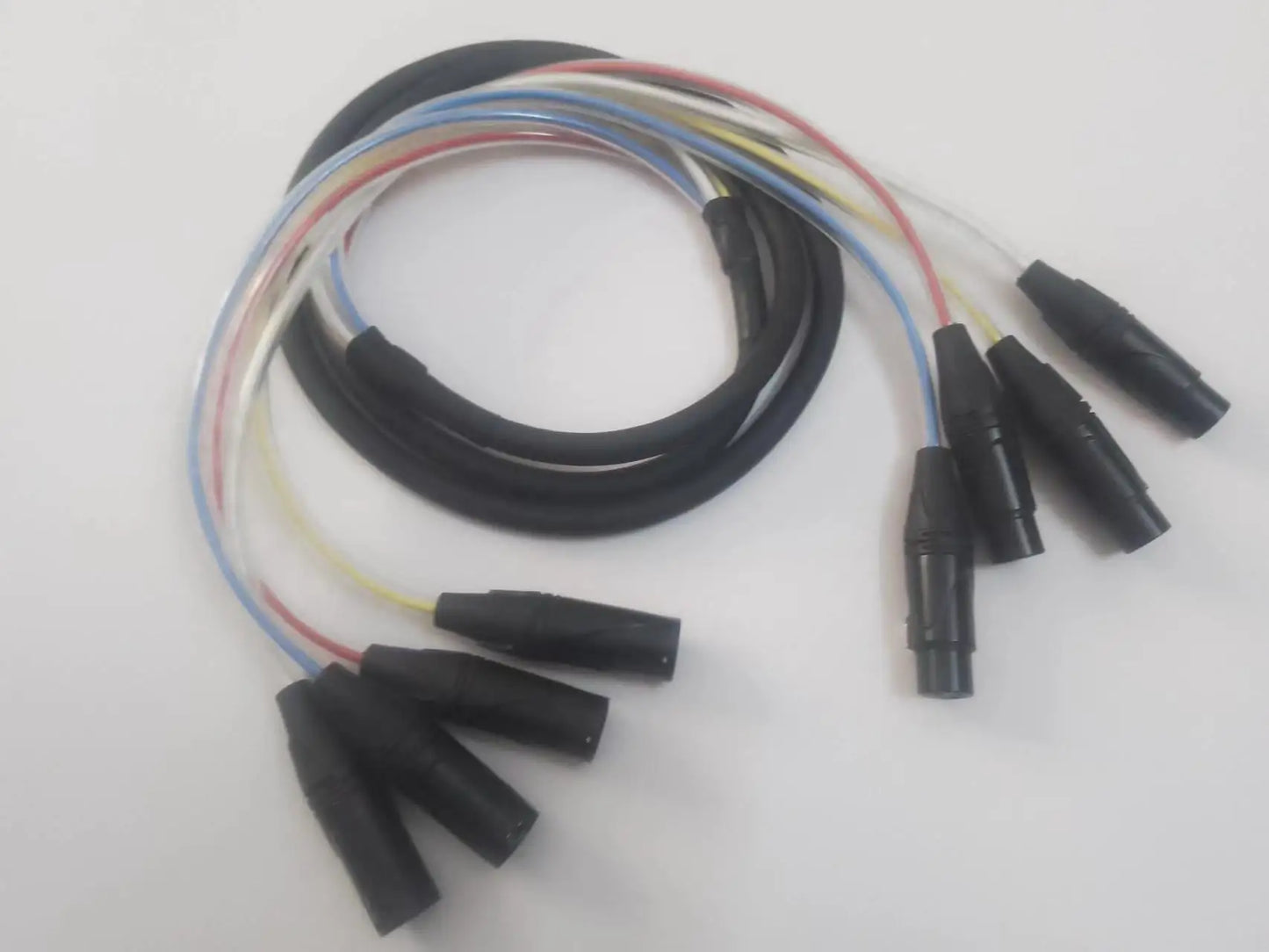 2 4 6 8 12 Way 3 Pin XLR Cable Male To Female Balanced Multi-Media Professional Audio Extension Stage Lighting Sound 16 Channel
