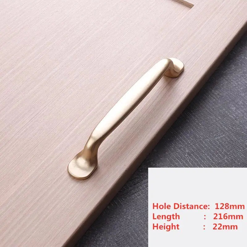 Handles Drawer Cabinet Furniture Kitchen Handles for Cabinet Knob Door Drawer Furniture Kitchen Knob Golden Simplicity Hardware
