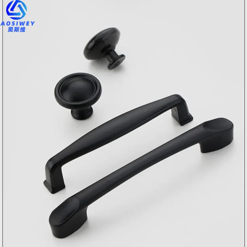 Black Handles for Furniture Cabinet Knobs and Handles Kitchen Handles Drawer Knobs Cabinet Pulls Cupboard Handles Knobs