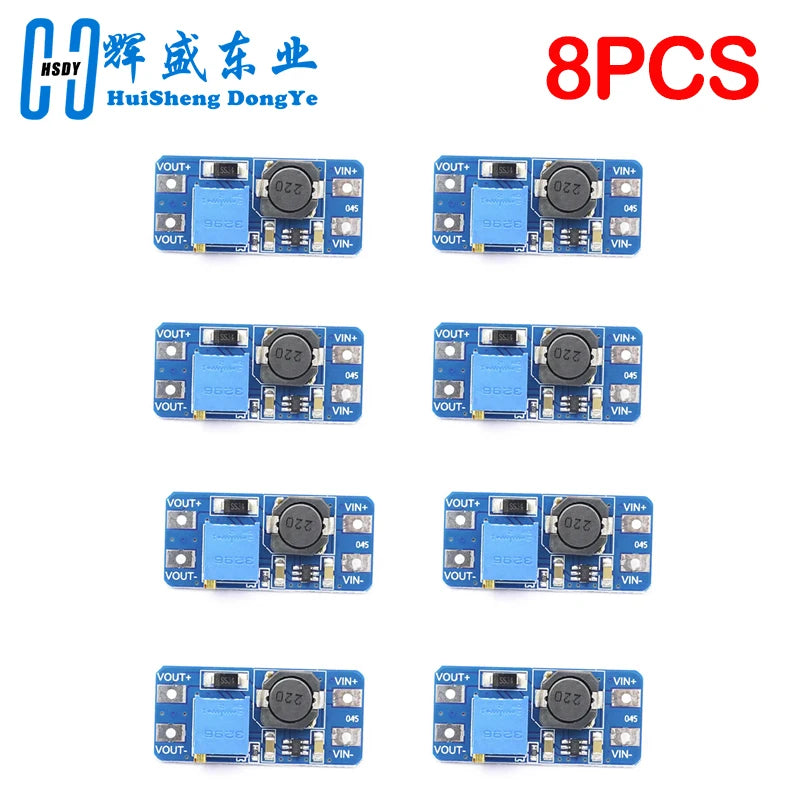 1-10PCS MT3608 Boost Module DC-DC Step Up Converter Booster Power Supply Module Board 2A Max 2V-24V To 5/9/12/28V for Arduino