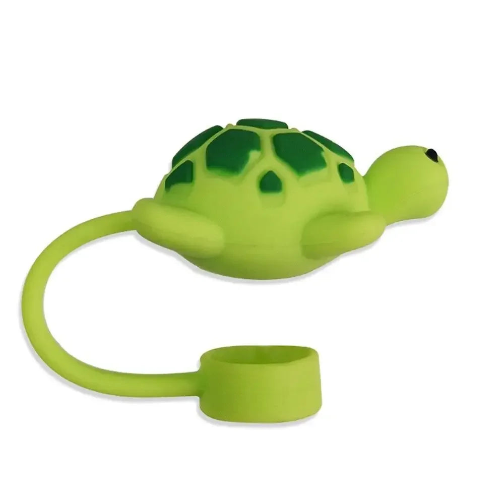 1PC Silicone Straw Plug Splash Proof Drinking Dust Cap Dust-proof Straw Tips Cover Cup Accessory Kitchen Tool Creative Reusable