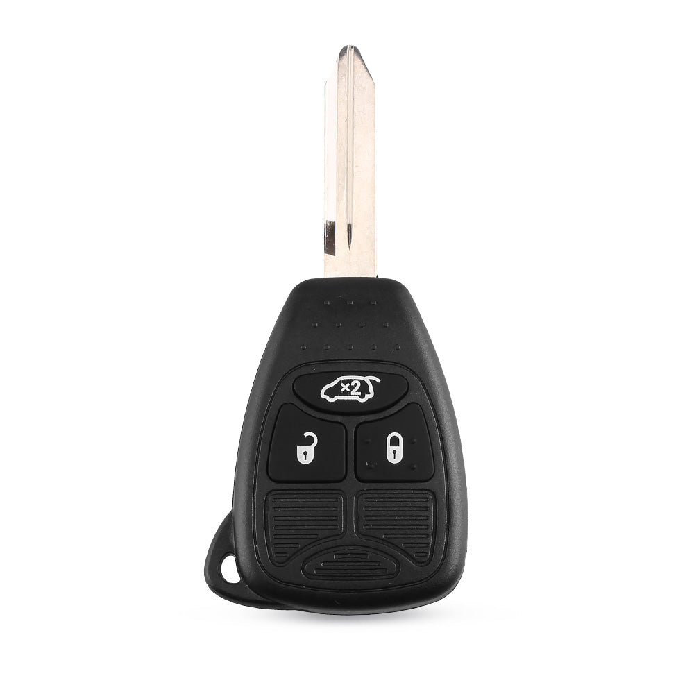 KEYYOU Car Key Shell Case 2/3/4/5/6 Buttons for Chrysler Pacifica Aspen 300 Dodge RAM Caravan Jeep Commander Grand Cherokee