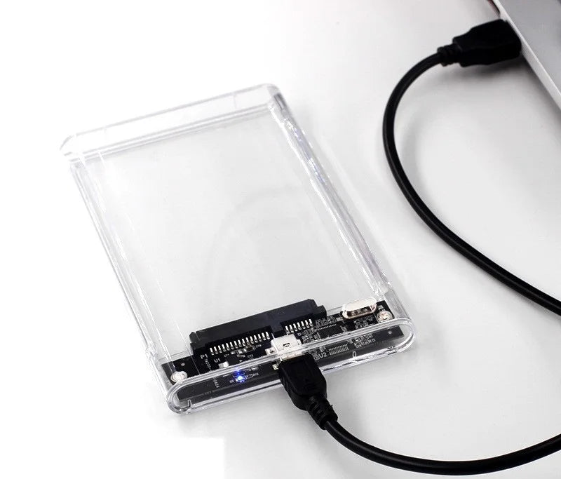 USB 3.0 HDD Enclosure 2.5" SATA HDD SSD External Hard Drive Case 5Gbps High Speed External Hard Drive Disk Box for PC Laptop