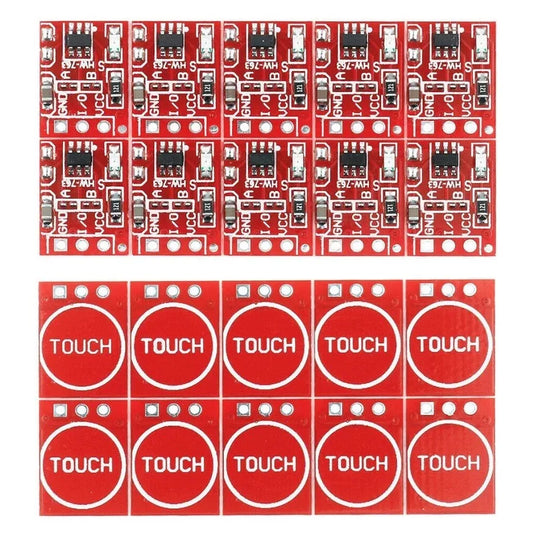 20-1000PCS/LOT NEW TTP223 Touch Button Module Capacitor Type Single Channel Self Locking Touch Switch Sensor for Arduino XCW