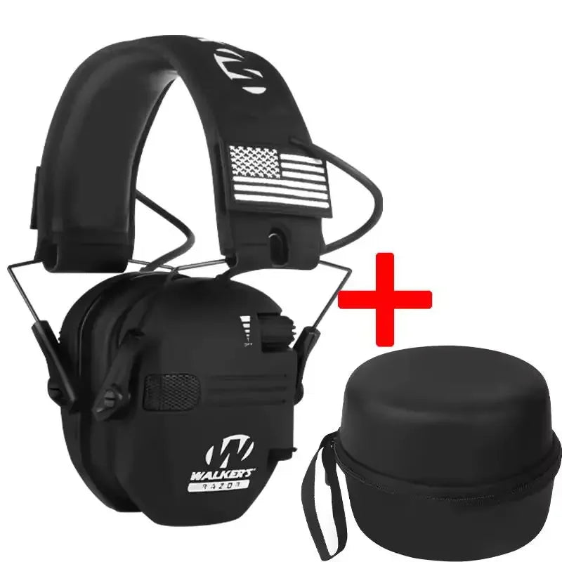 Outdoor hunting/shooting earmuffs actively reduce noise to protect hearing, train tactical headphones to strengthen human voice