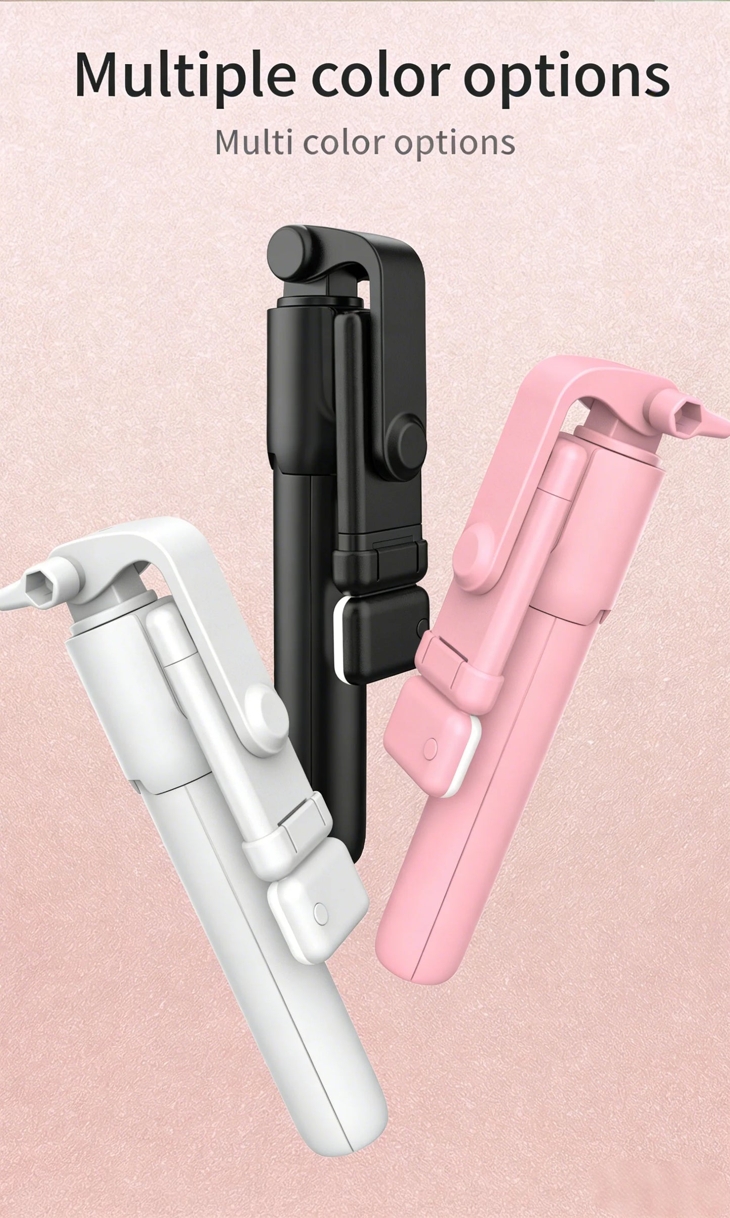 Selfie Stick Tripod With Bluetooth Remote Wireless Phone Holder Stand With Beauty Fill Light For All Smartphones