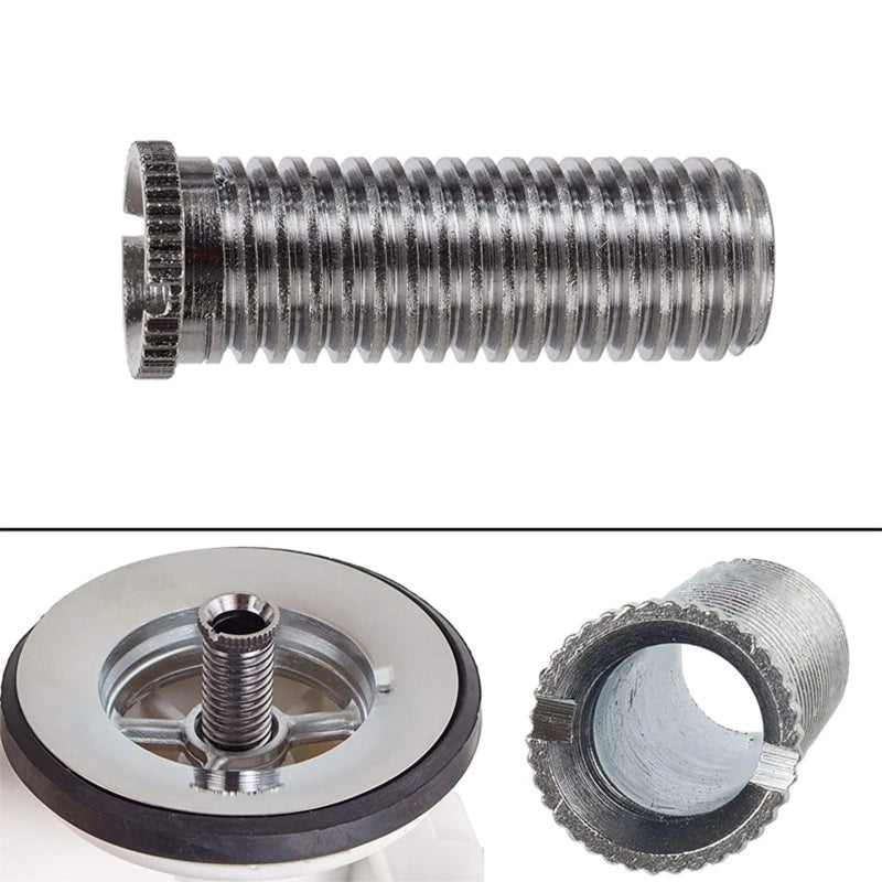 Stainless Steel Sink Filter Waste Plug Screws Kitchen Sink Basket Strainer Threaded Screw Connector Easy to Replace Dropshipping