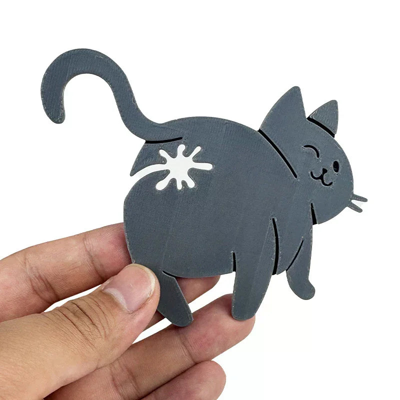 3D Cat Butt Bread Bag Clip Snack Bag Sealing Clip Novelty Kitchen Gadget Food Storage Bag Clip For Cat Lovers