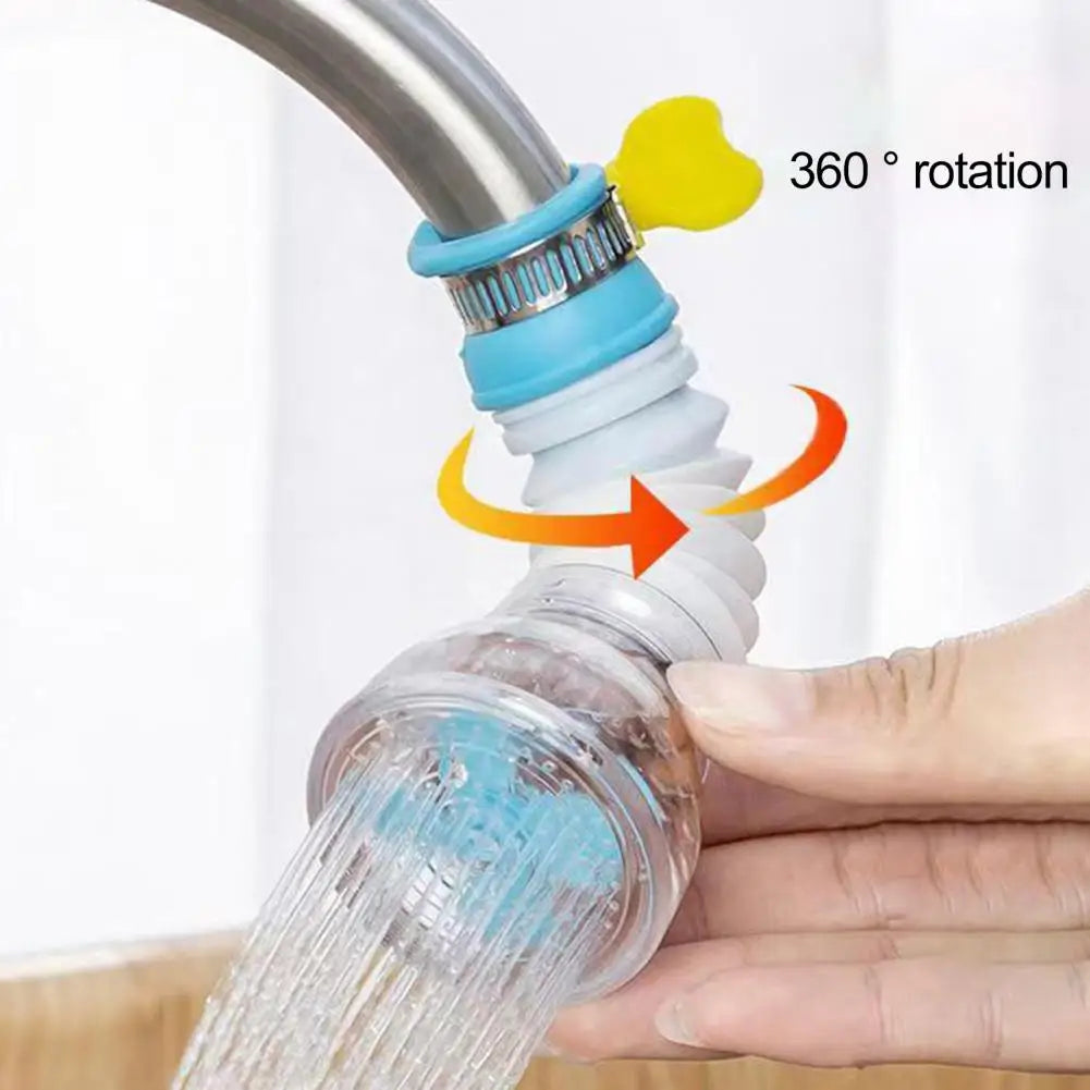 Faucet Filter 360 Degree Rotation Removable Splash-proof Sink Water Tap Nozzle Filter Kitchen Faucet Tap Extender Kitchen Supply