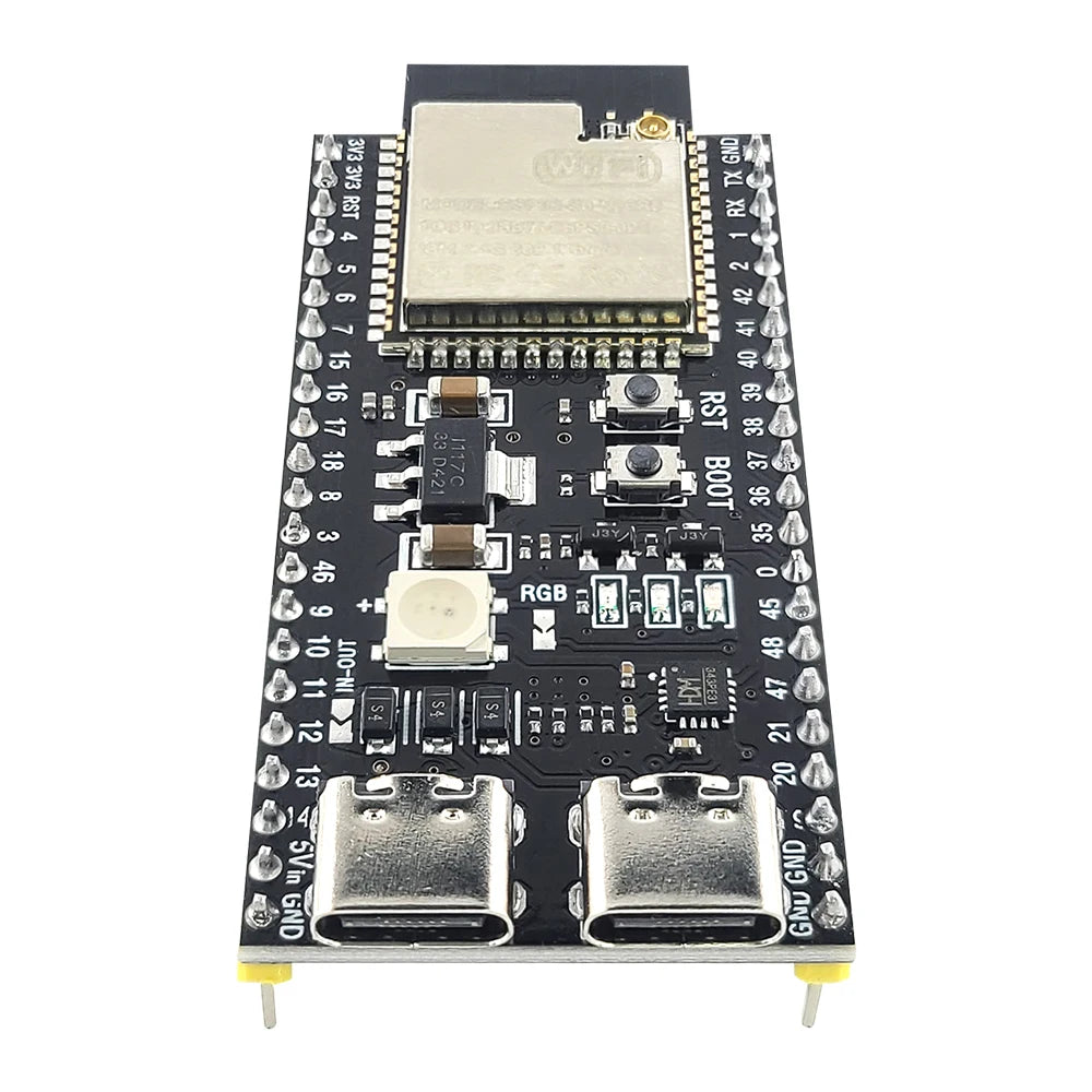 ESP32-S3 Development Boards with Expansion Adapter Kit 2.4G Wifi BT Module ESP32-S3-1 N8R2 N16R8 44Pin Type-C ESP32-S3