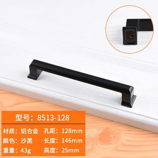 Black Handles for Furniture Cabinet Knobs And Handles Kitchen Handles Drawer Knobs Cabinet Pulls Cupboard Handles Knobs