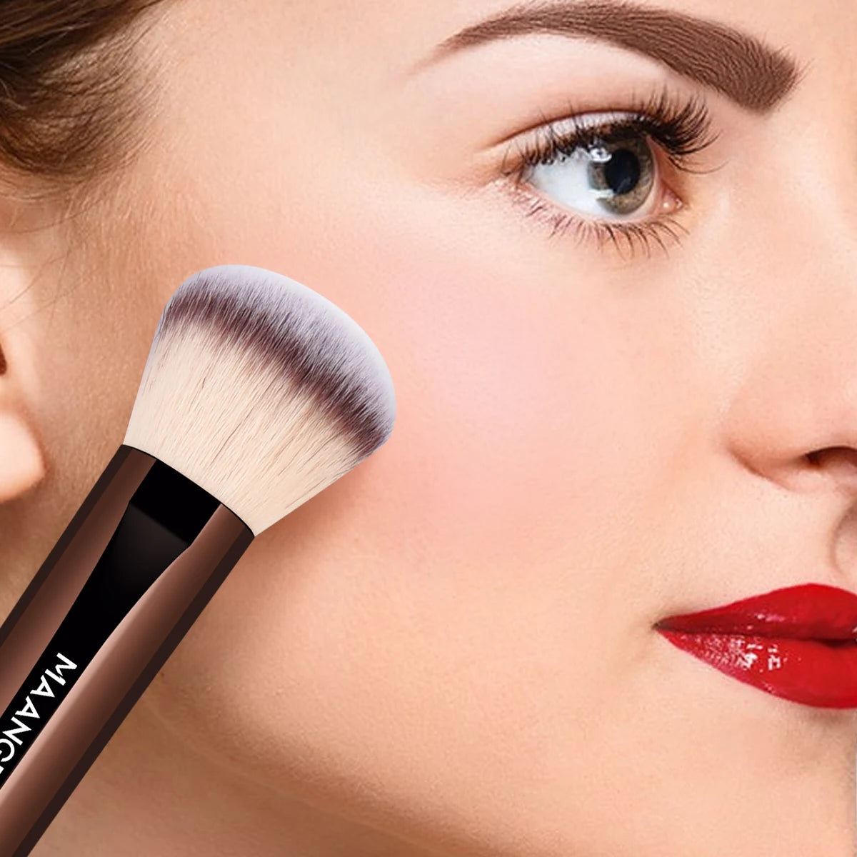 13pcs Makeup Brush Set Foundation Concealer Powder Eyeshadow Blush Brush Kabuki Blending Cosmetic Makeup Beauty Tool for Face