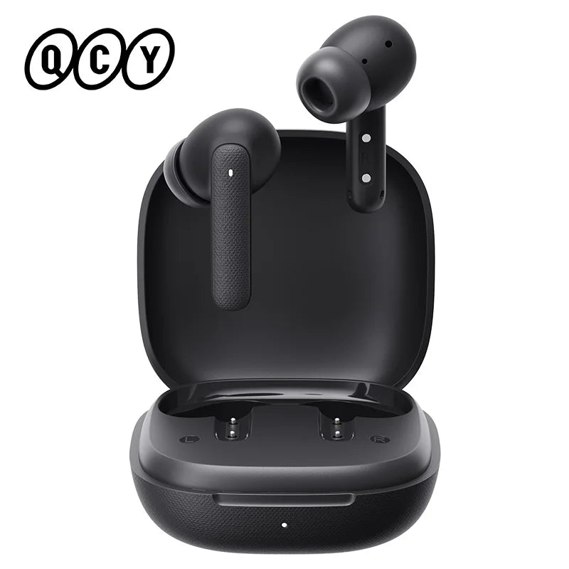 QCY Buds TWS Bluetooth 5.3 Wireless Earphones 10mm Dynamic Driver AI Wind Noise Reduction Earbud 0.68S Low Latency 35H Headphone