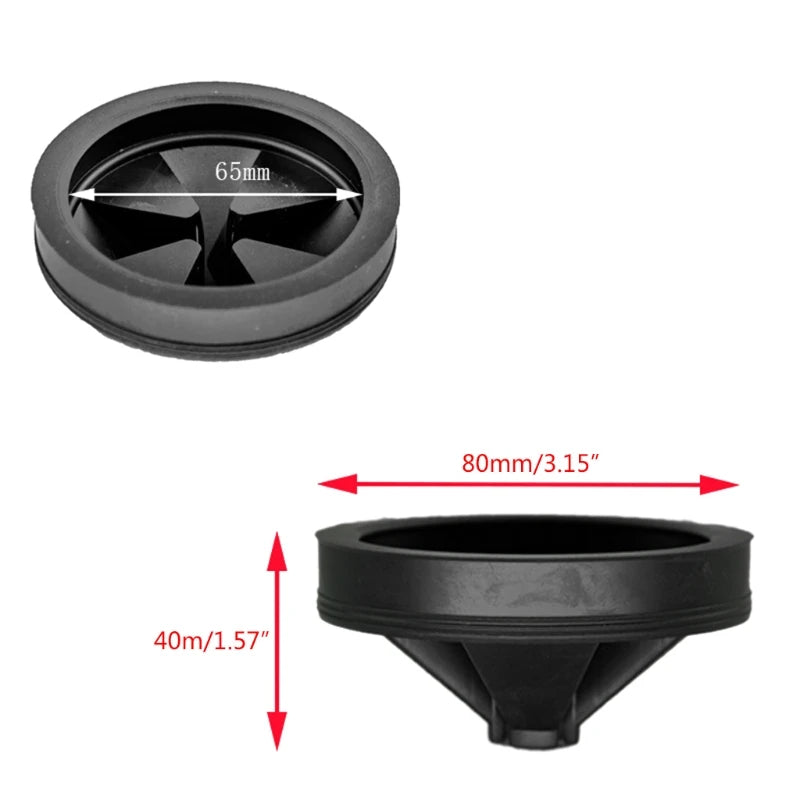 Silicone Waste Disposer Anti Splashing Cover for InSinkErator Kitchen Sink Drain Strainer Waste Plug Filter 80mm