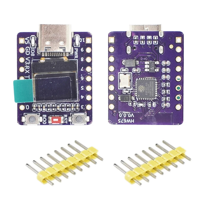 ESP32-C3 OLED development board with 0.42 inch OLED module ceramic antenna ESP32 supermini development board wifi Bluetooth