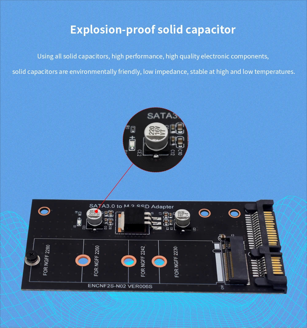 TISHRIC M.2 NGFF Msata SSD To SATA 3.0 2.5 Adapter M2 PCI SSD Converter Riser Card For PC Laptop Add On Card up to 6Gps
