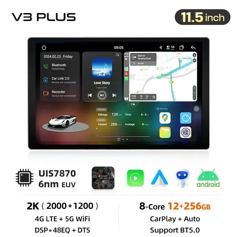 Junsun 13.1 "Car Radio For Seat Leon MK3 2012 2013-2020 Wireless Carplay Car Car Radio Multimedia GPS Stereo 8 core 4G DSP