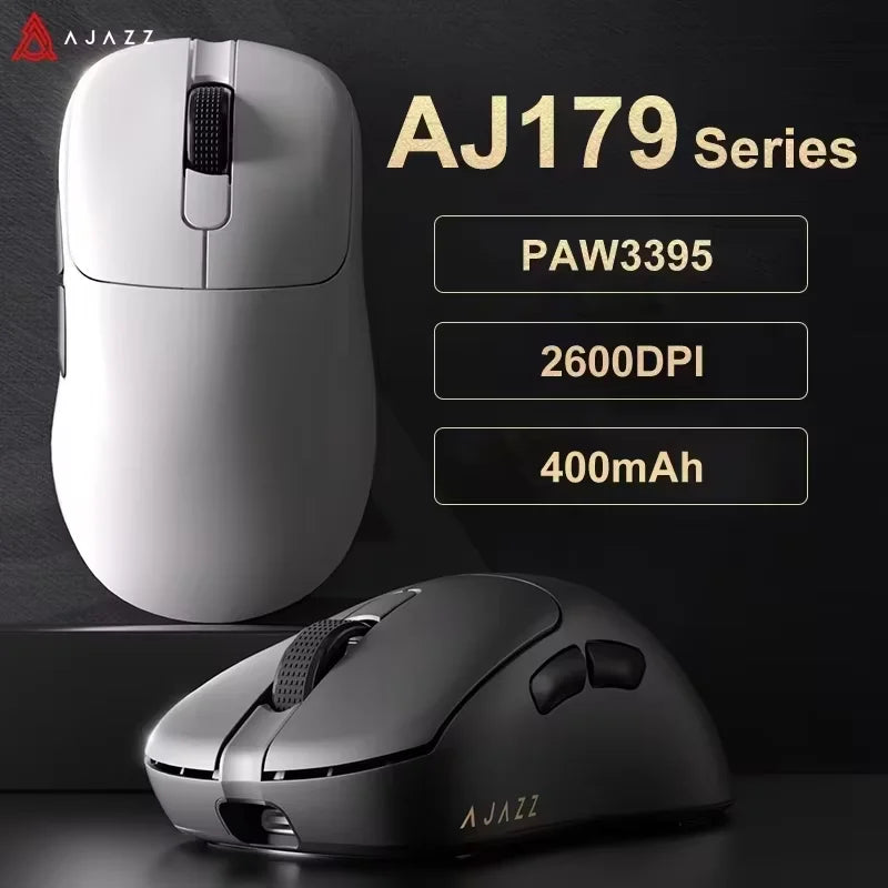 AJAZZ AJ179 Lightweight Wired And Wireless Mouse Ergonomic Macro Gaming Mouse Suitable For Personal Computers And Laptops