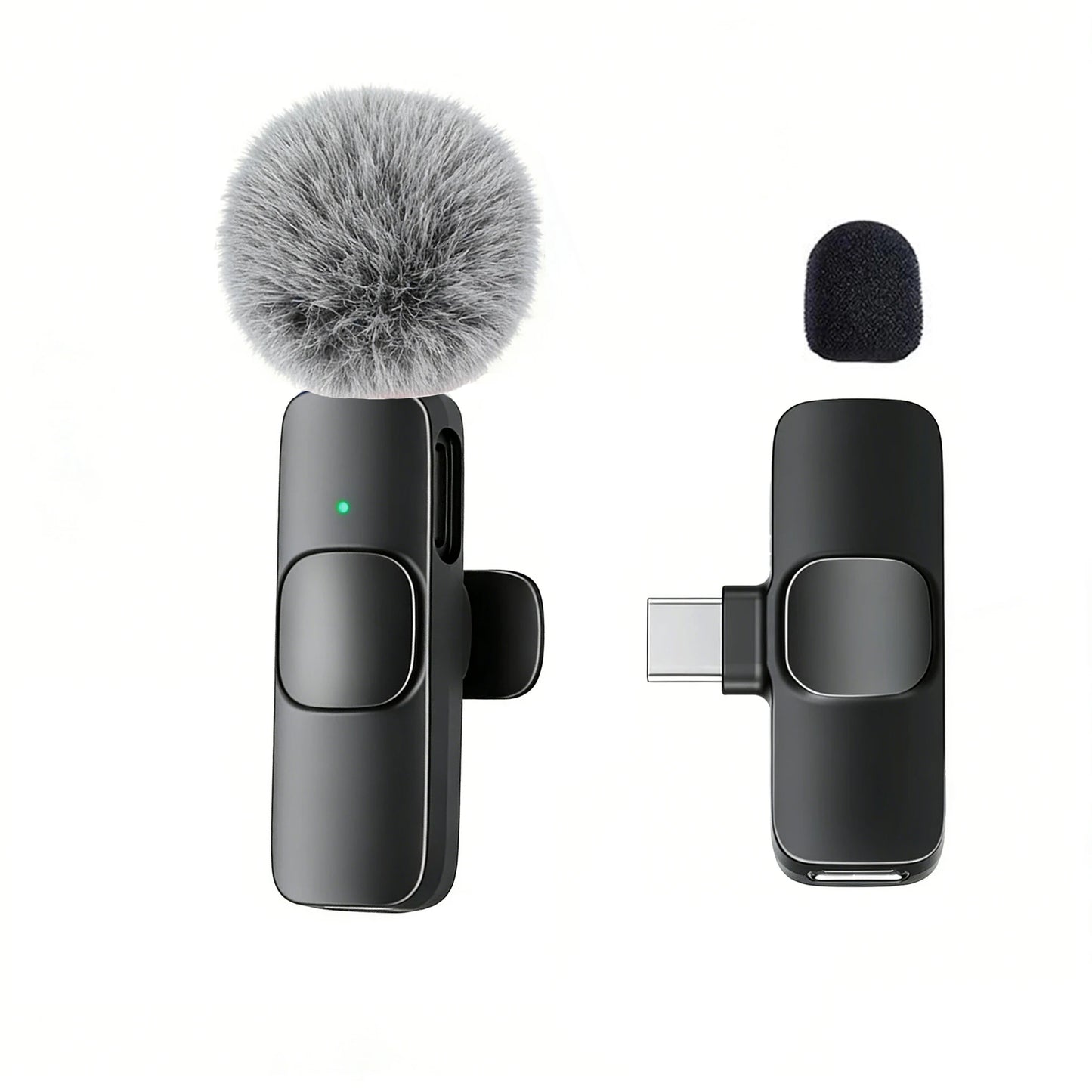 Type-C Port Professional Wireless Lavalier Microphone for Smartphones, Computers, Tablets, Plug and Play
