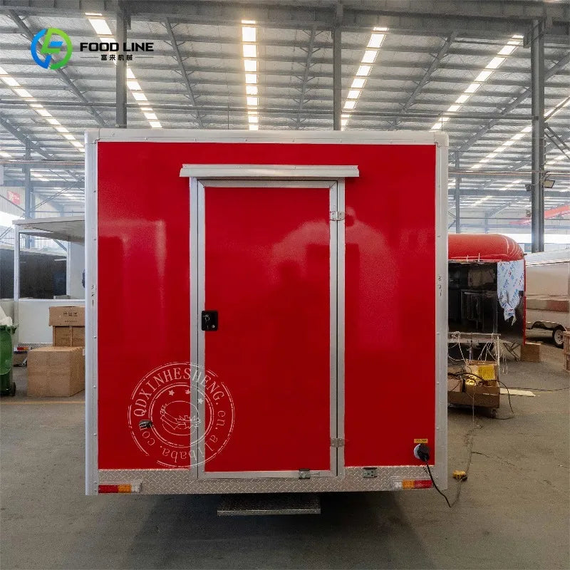 Hamburger Mobile  Food Trailer  Equipped with Full Restaurant