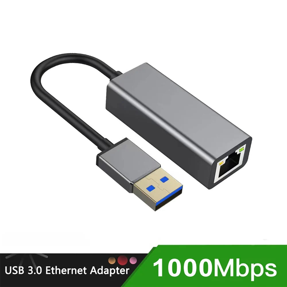 Kebidumei 2500Mbps USB Type-C Ethernet To RJ45 2.5G USB 3.0 Wired Adapter Converter Lan Network Hub For MAC PC Laptop Win 7/8/10