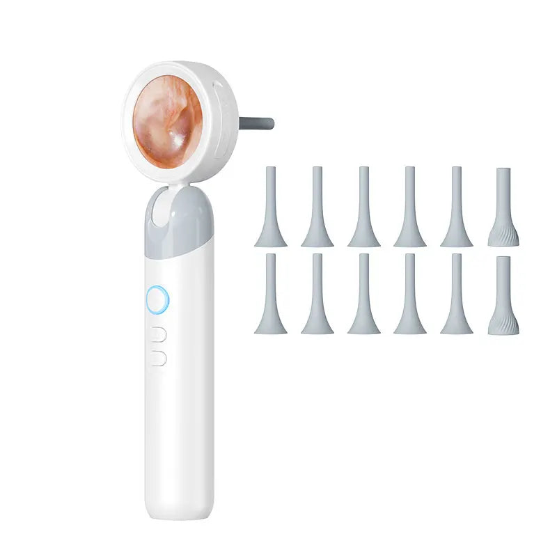 1.38'' Ear Camera Wit IPS Display and 1080P Camera Ear Check Portable Inspector for Ear Mouth Pet With 12tips Replaceable Tools
