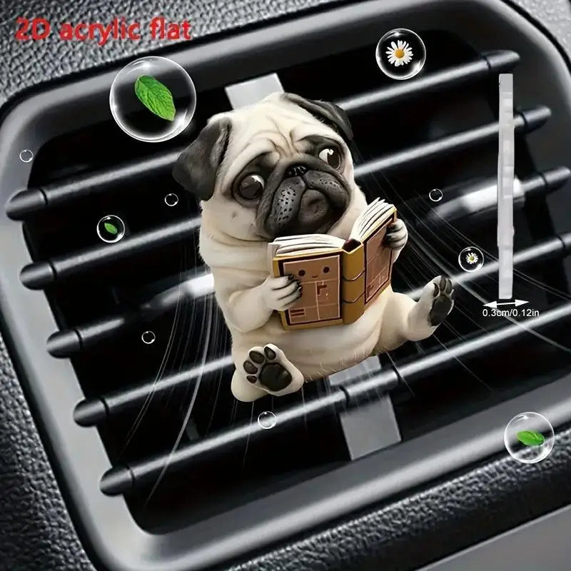 2D Diffuser Vent Outlet Perfume Clips for Aromatherapy, Air Freshener and Car Interior Decoration
