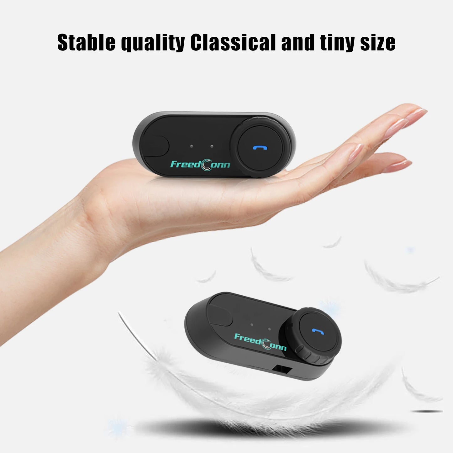 Freedconn Motorcycle Helmet Headset Stereo Bluetooth Hands Free Call Wireless Communication Interphone Music Sharing 6 Riders