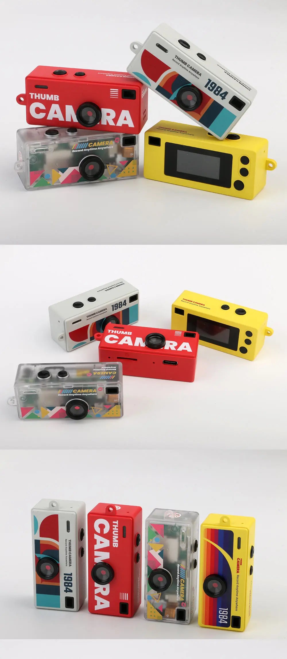 G6 Thumb Keychain Camera 0.96inch Mini Action Camera Retro Support Memory Card 1080P Very Small Camcorder Video Recorder 2026