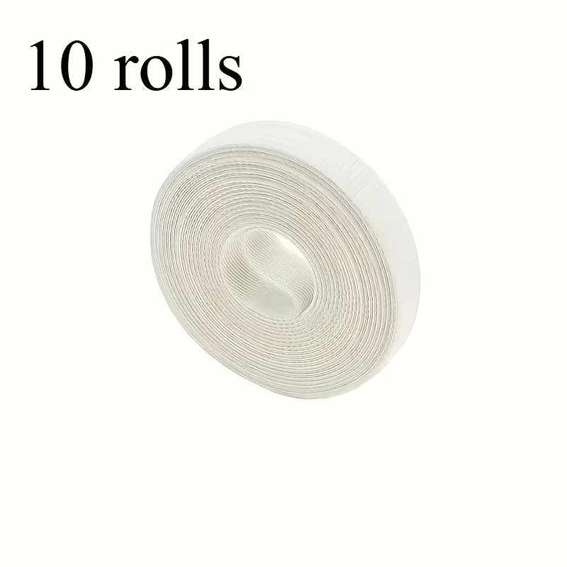 YITAPE 1M Silicone Hook and Loop Cable Organizer Reusable Cord Management Wire Wrap Strapping Tape for PC TV Phone Office Cable